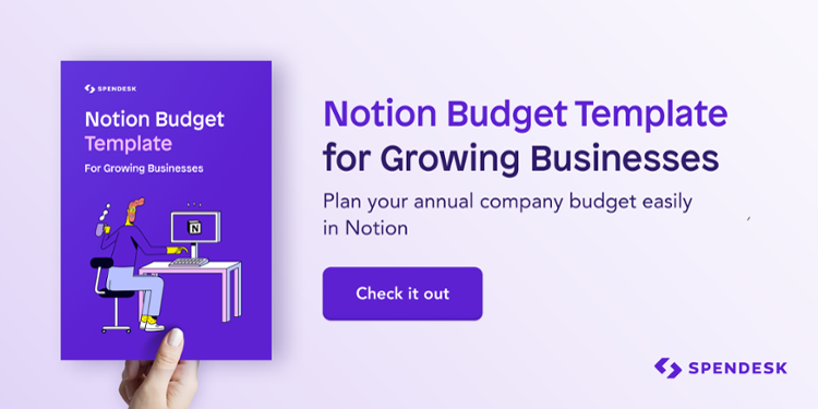 Budget planning  Notion Template